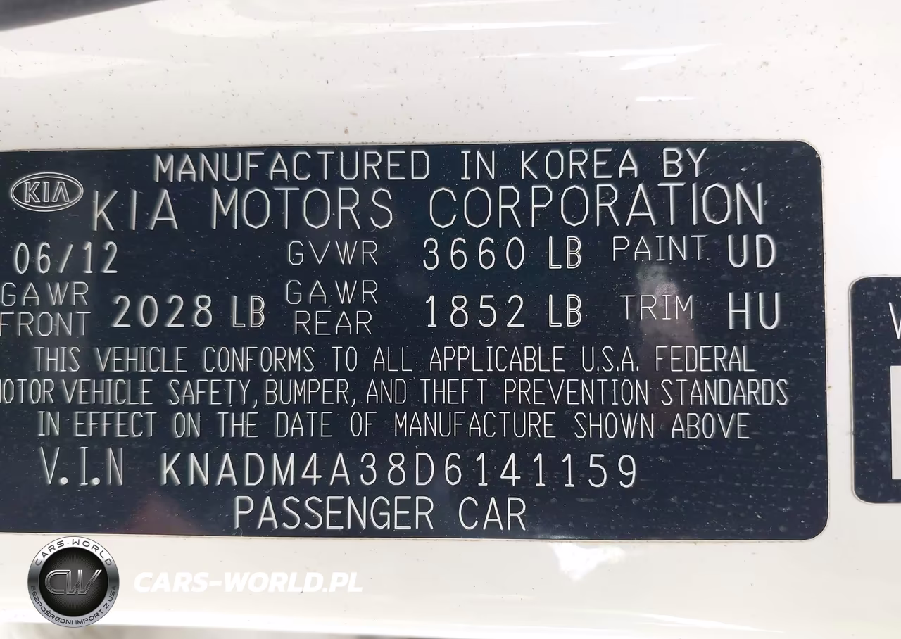 2013 Kia Rio Lx VIN:KNADM4A38D6141159 - 9