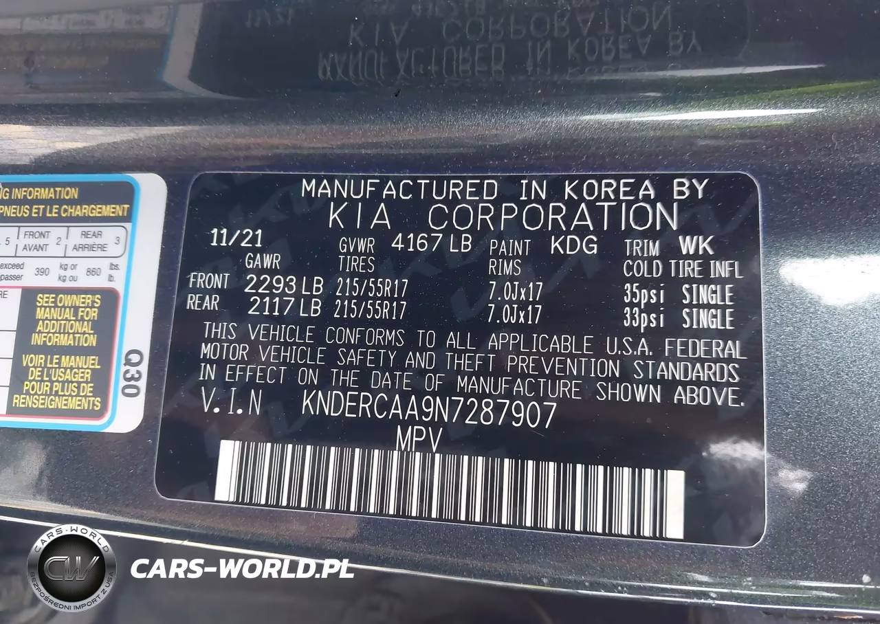 2022 Kia Seltos Ex VIN:KNDERCAA9N7287907 - 9