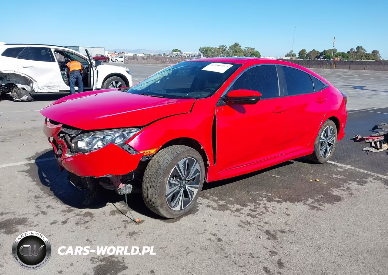 2018 Honda Civic Ex-L VIN:JHMFC1F73JX017796 - 2