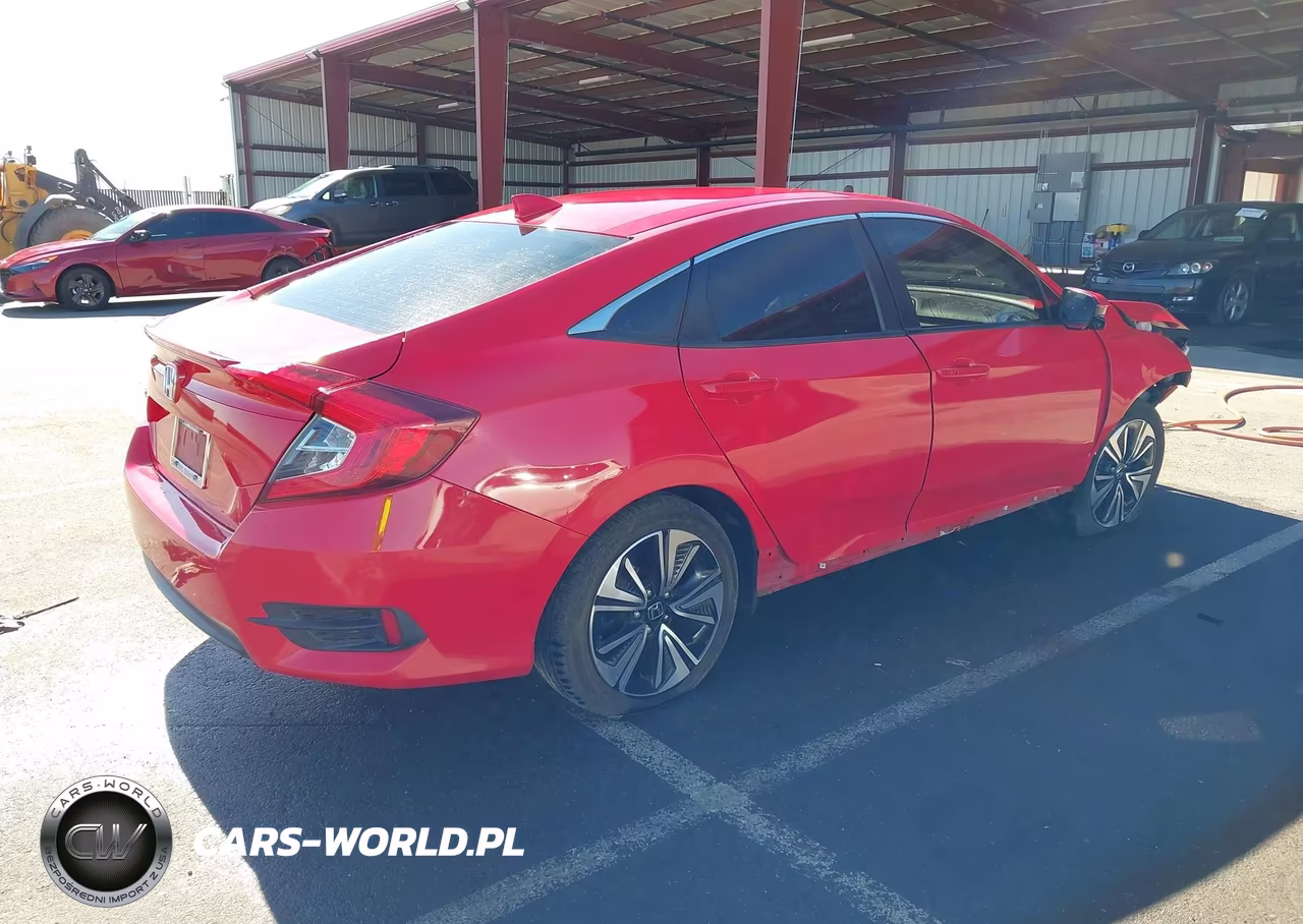 2018 Honda Civic Ex-L VIN:JHMFC1F73JX017796 - 4