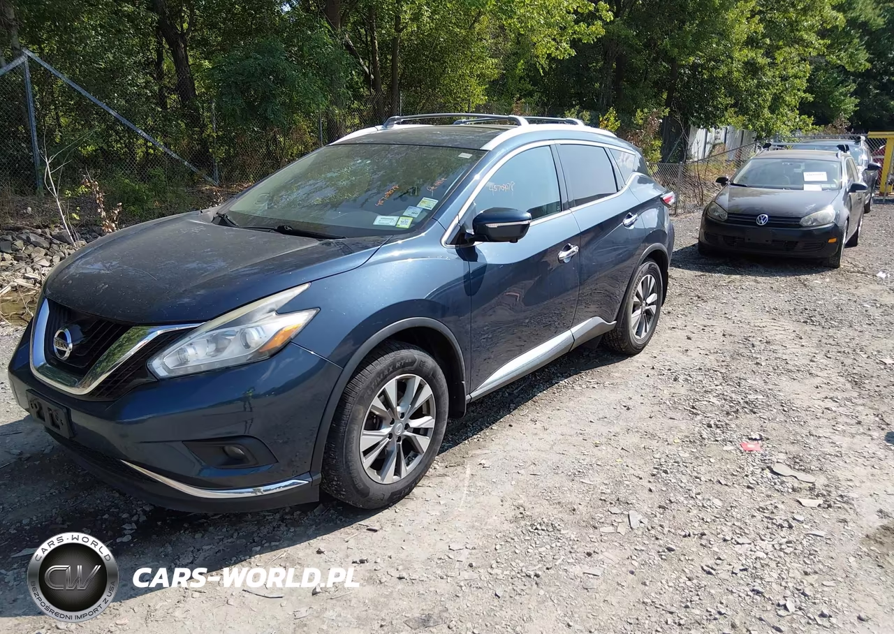 2015 Nissan Murano Sl VIN:5N1AZ2MH8FN207586 - 2