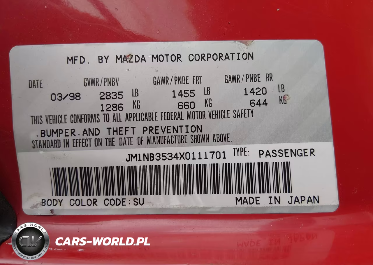 1999 Mazda Mx-5 Miata 10Th Anniversary Edition-Leather-Popular Equip-Sport-Touring VIN:JM1NB3534X0111701 - 9