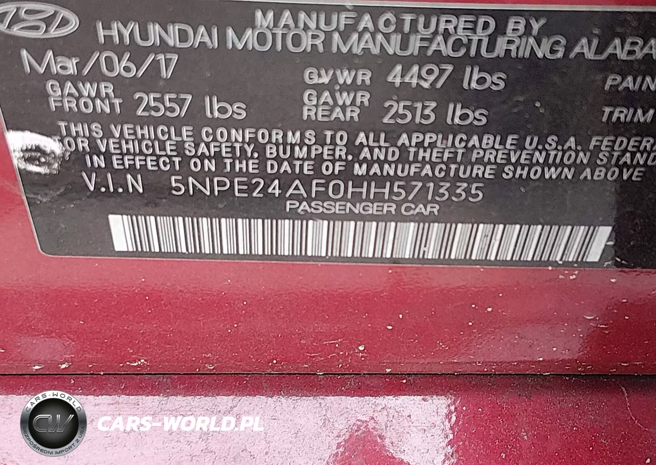 2017 Hyundai Sonata Se VIN:5NPE24AF0HH571335 - 9