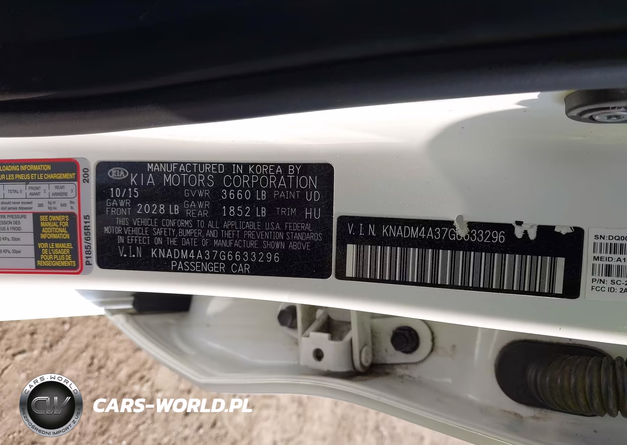 2016 Kia Rio Lx VIN:KNADM4A37G6633296 - 9