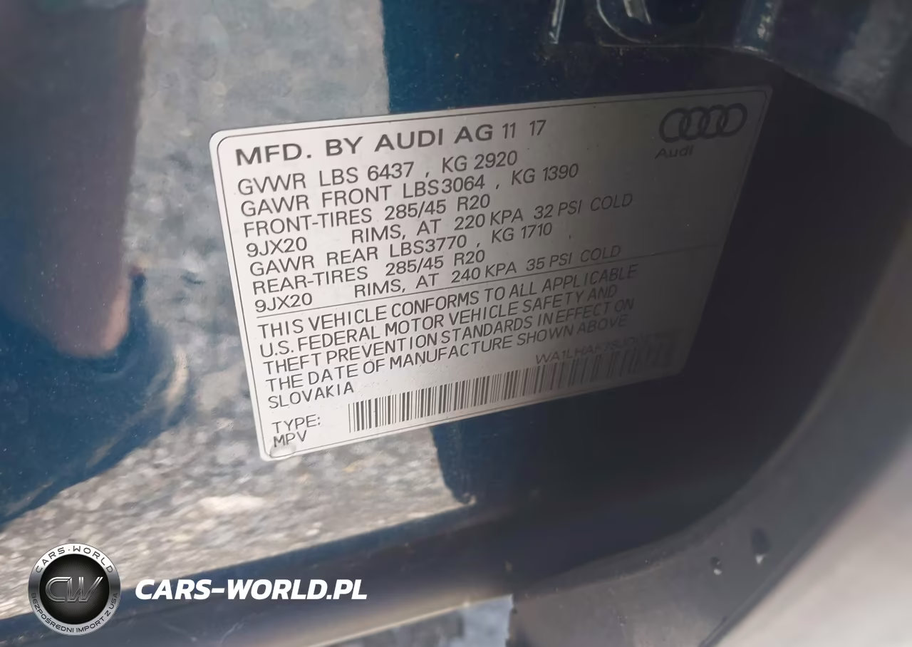 2018 Audi Q7 2.0T Premium VIN:WA1LHAF78JD021862 - 9