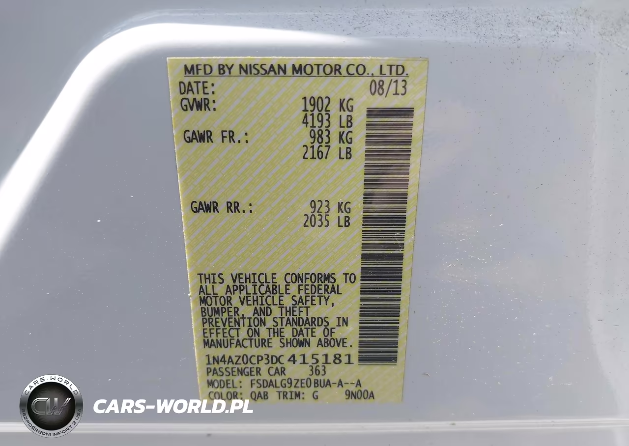 2013 Nissan Leaf Sl VIN:1N4AZ0CP3DC415181 - 9