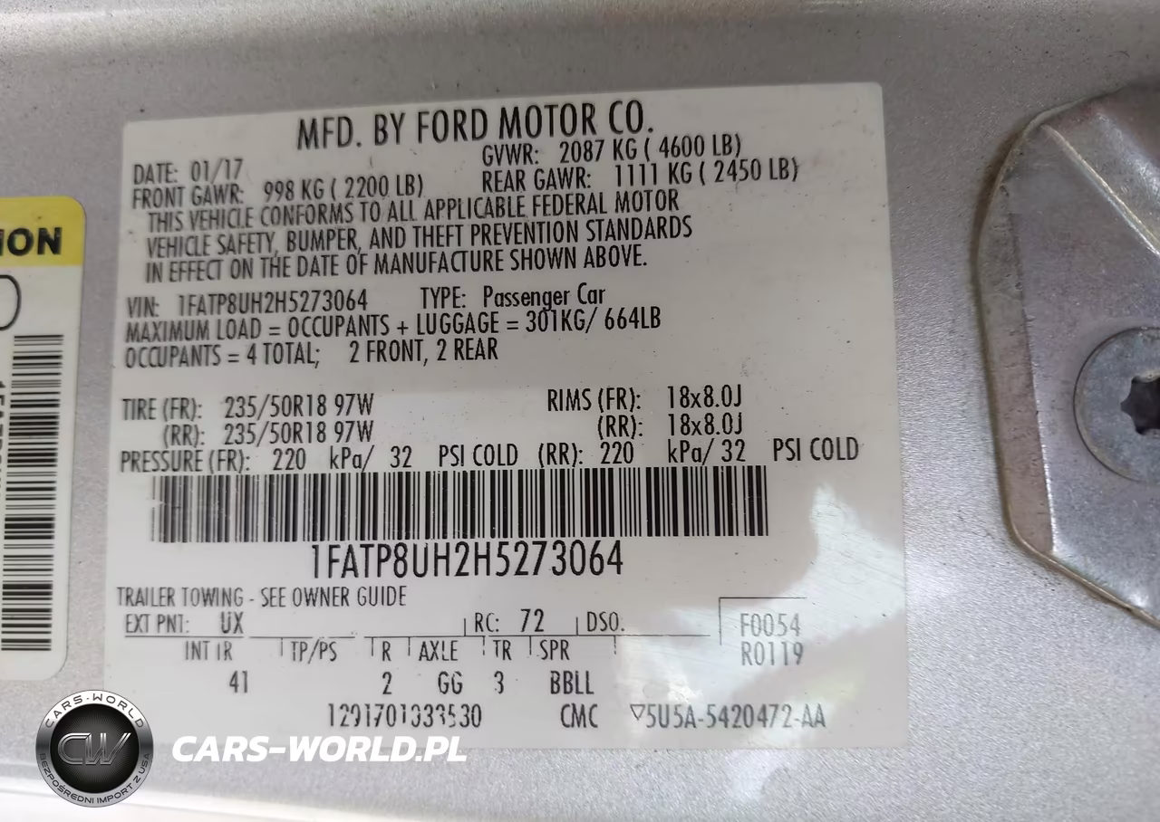 2017 Ford Mustang Ecoboost Premium VIN:1FATP8UH2H5273064 - 9