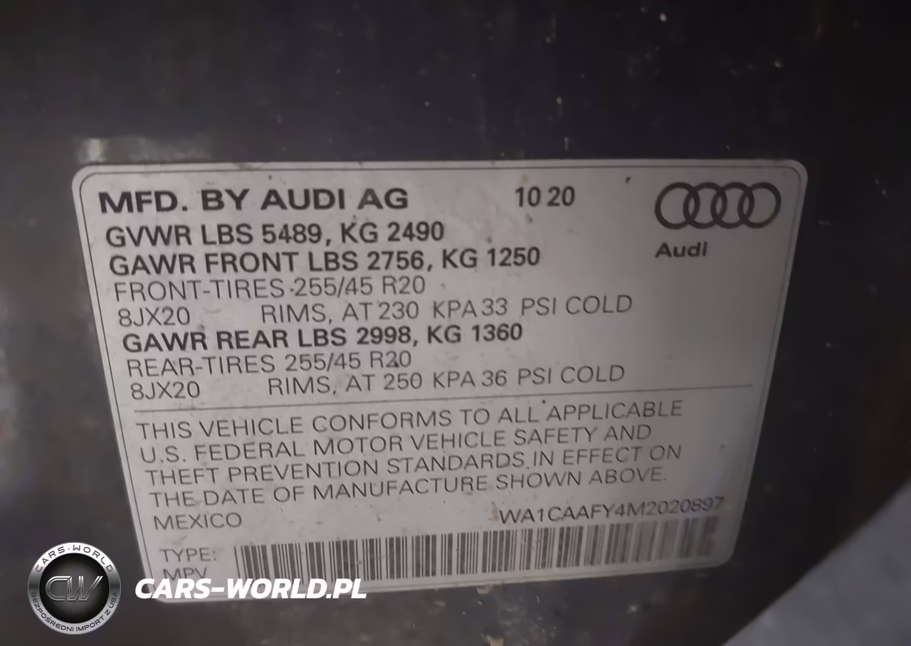 2021 Audi Q5 Prestige 45 Tfsi Quattro S Tronic VIN:WA1CAAFY4M2020897 - 9