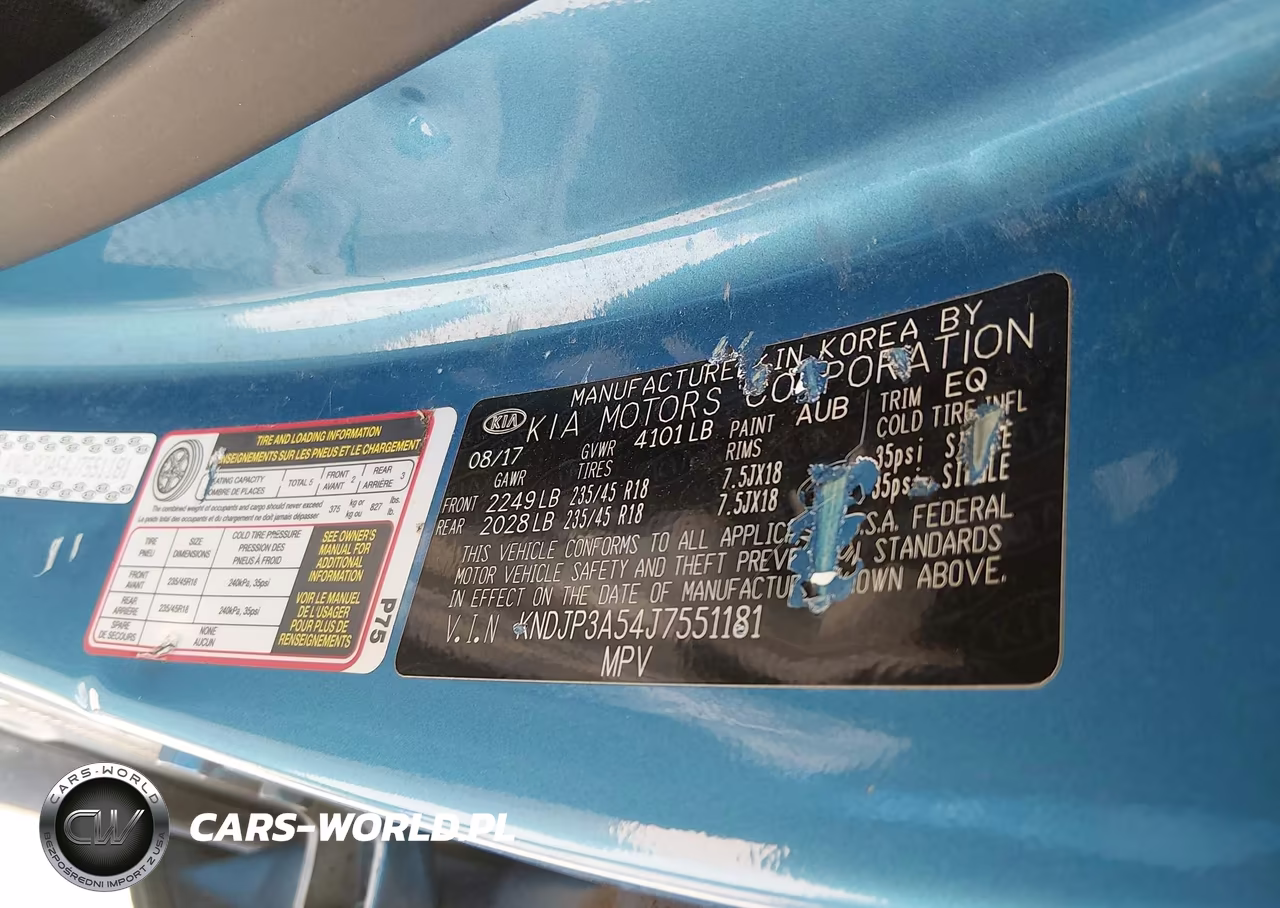 2018 Kia Soul + VIN:KNDJP3A54J7551181 - 9