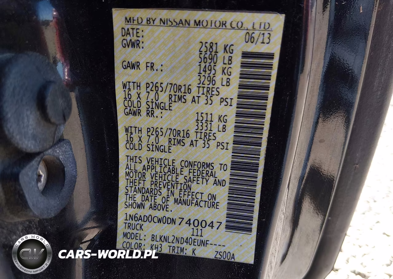 2013 Nissan Frontier Sv VIN:1N6AD0CW0DN740047 - 9