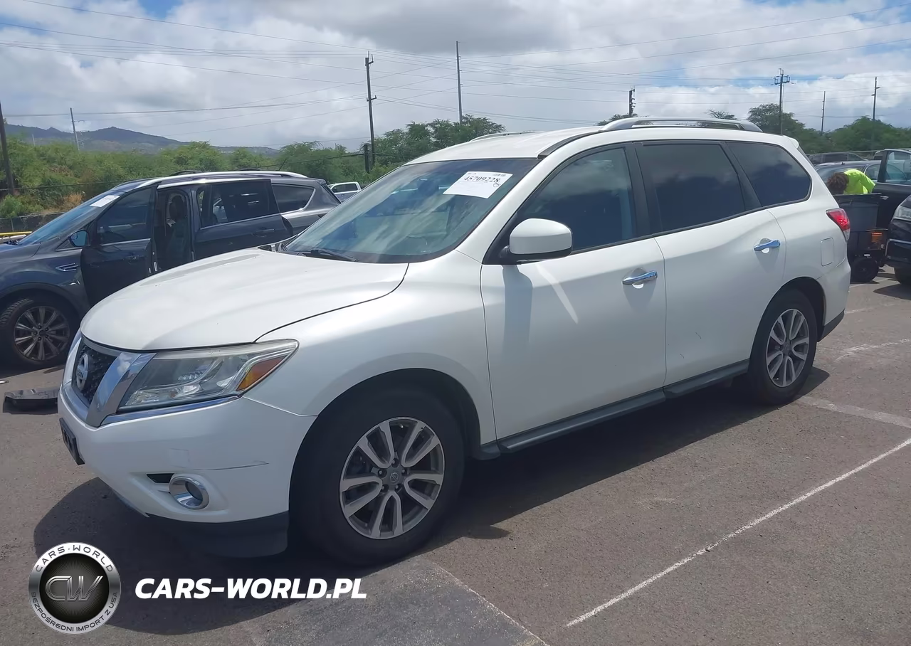 2015 Nissan Pathfinder Platinum-S-Sl-Sv VIN:5N1AR2MNXFC605187 - 2
