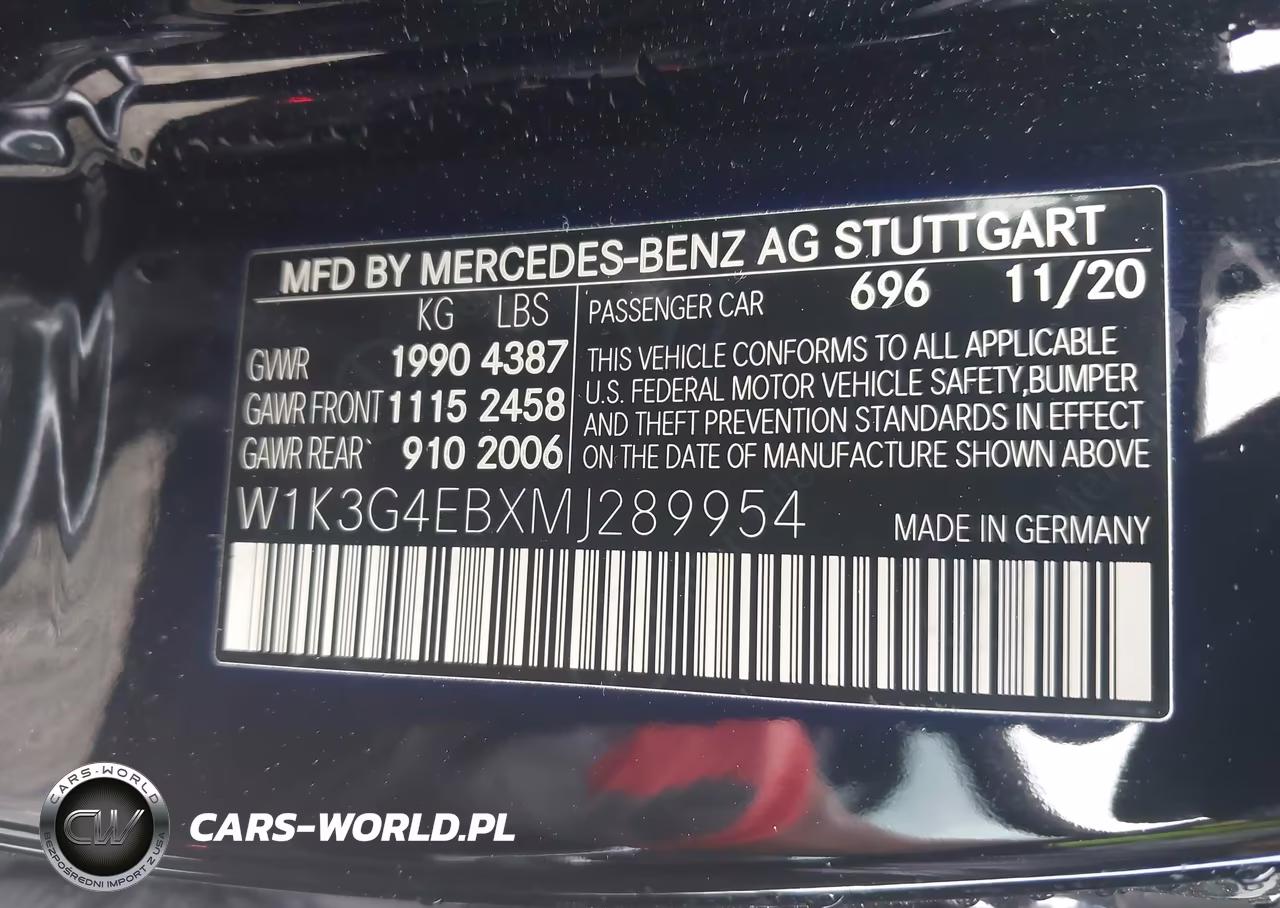 2021 Mercedes-Benz A 220 VIN:W1K3G4EBXMJ289954 - 9