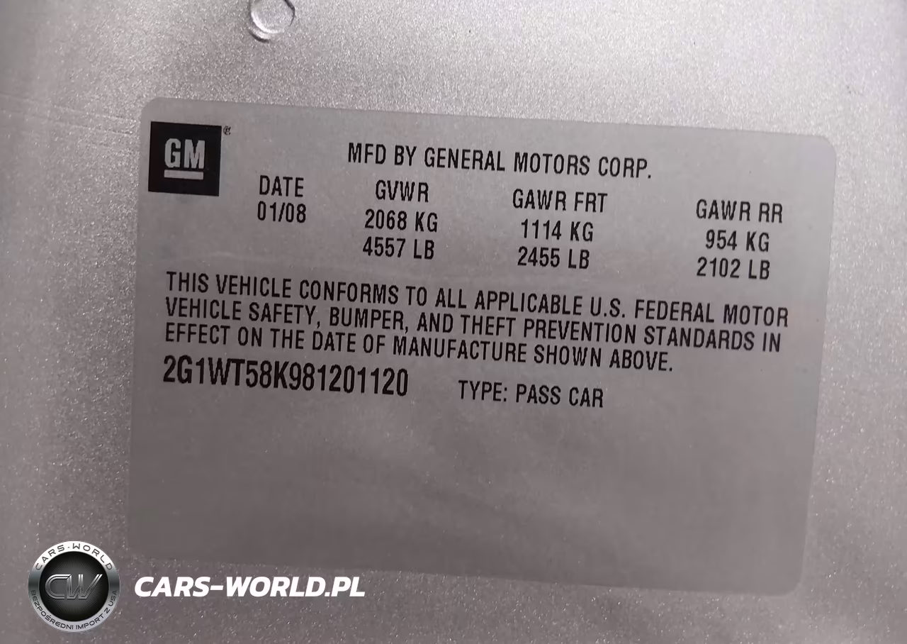 2008 Chevrolet Impala Lt VIN:2G1WT58K981201120 - 9