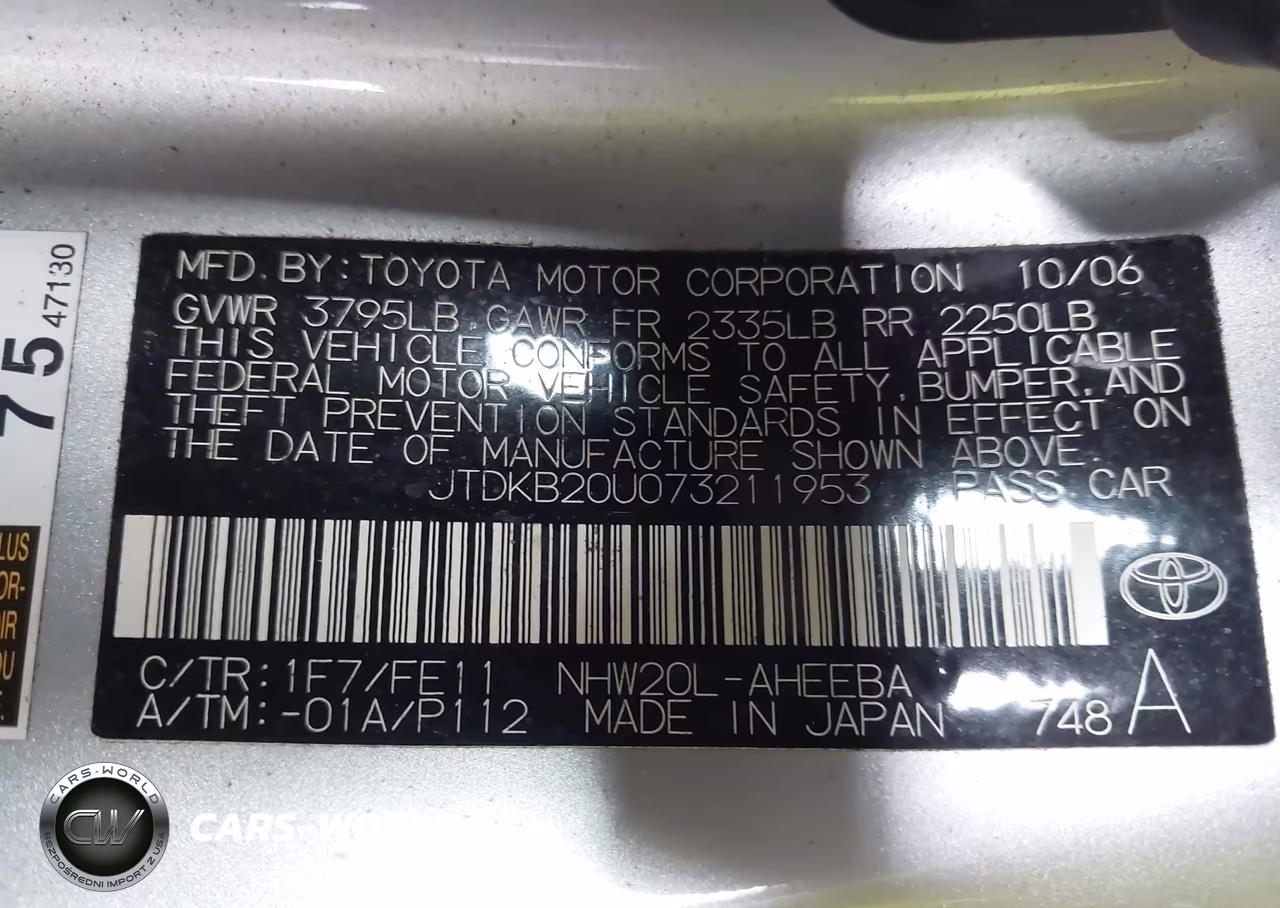 2007 Toyota Prius VIN:JTDKB20U073211953 - 9