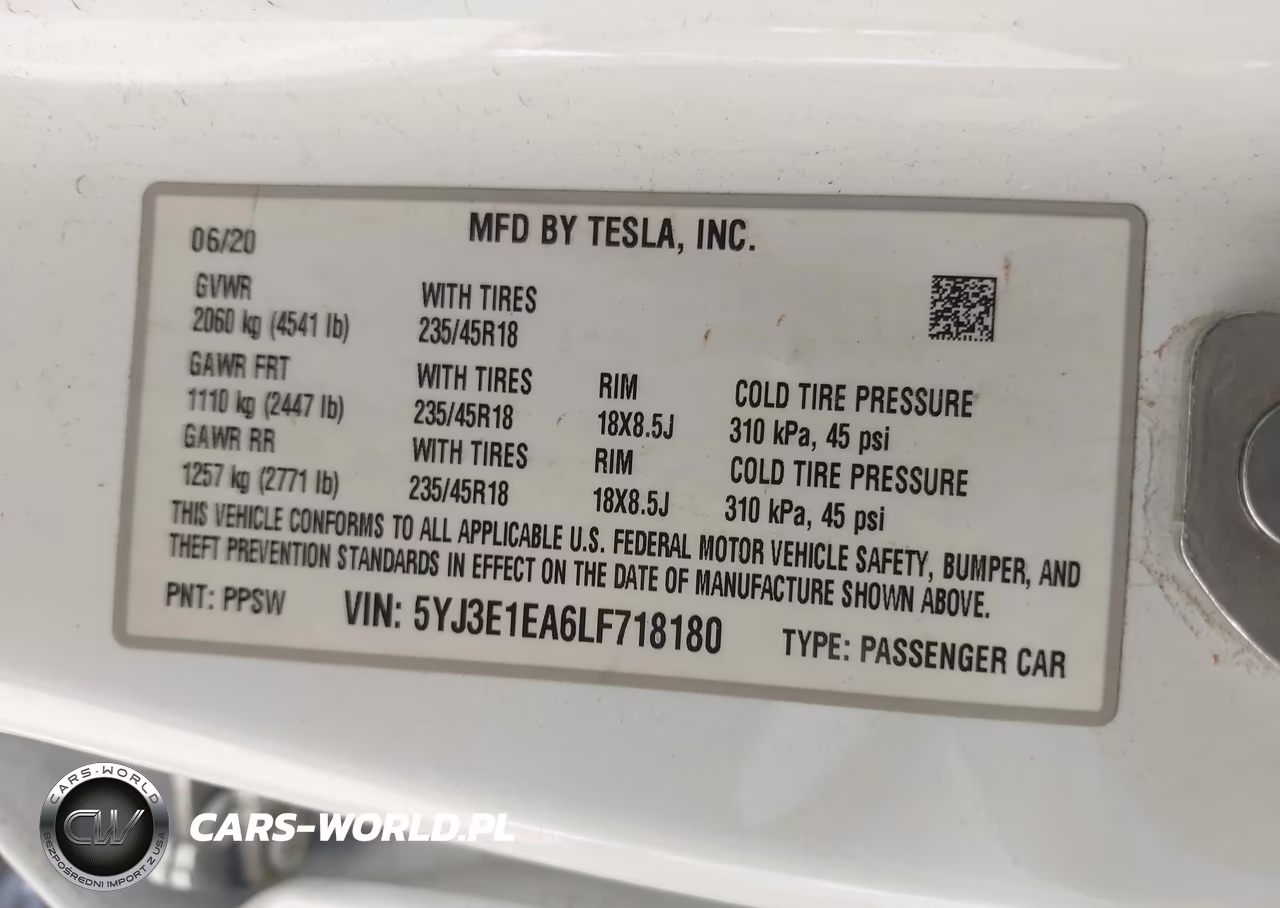 2020 Tesla Model 3 Standard Range Plus Rear-Wheel Drive-Standard Range Rear-Wheel Drive VIN:5YJ3E1EA6LF718180 - 9