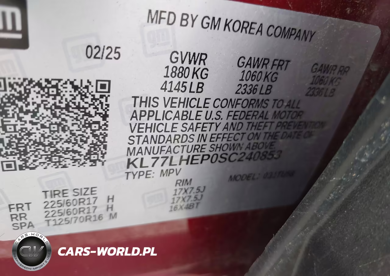 2025 Chevrolet Trax Fwd Lt VIN:KL77LHEP0SC240853 - 9