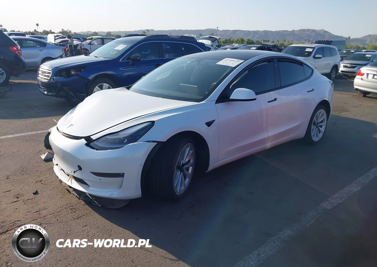 2022 Tesla Model 3 Long Range Dual Motor All-Wheel Drive VIN:5YJ3E1EB7NF124581 - 2