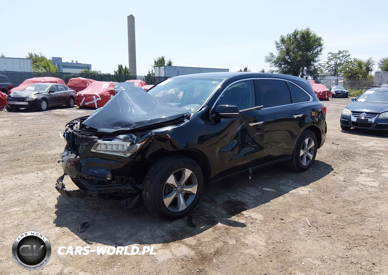 2014 Acura Mdx VIN:5FRYD4H21EB017028 - 2