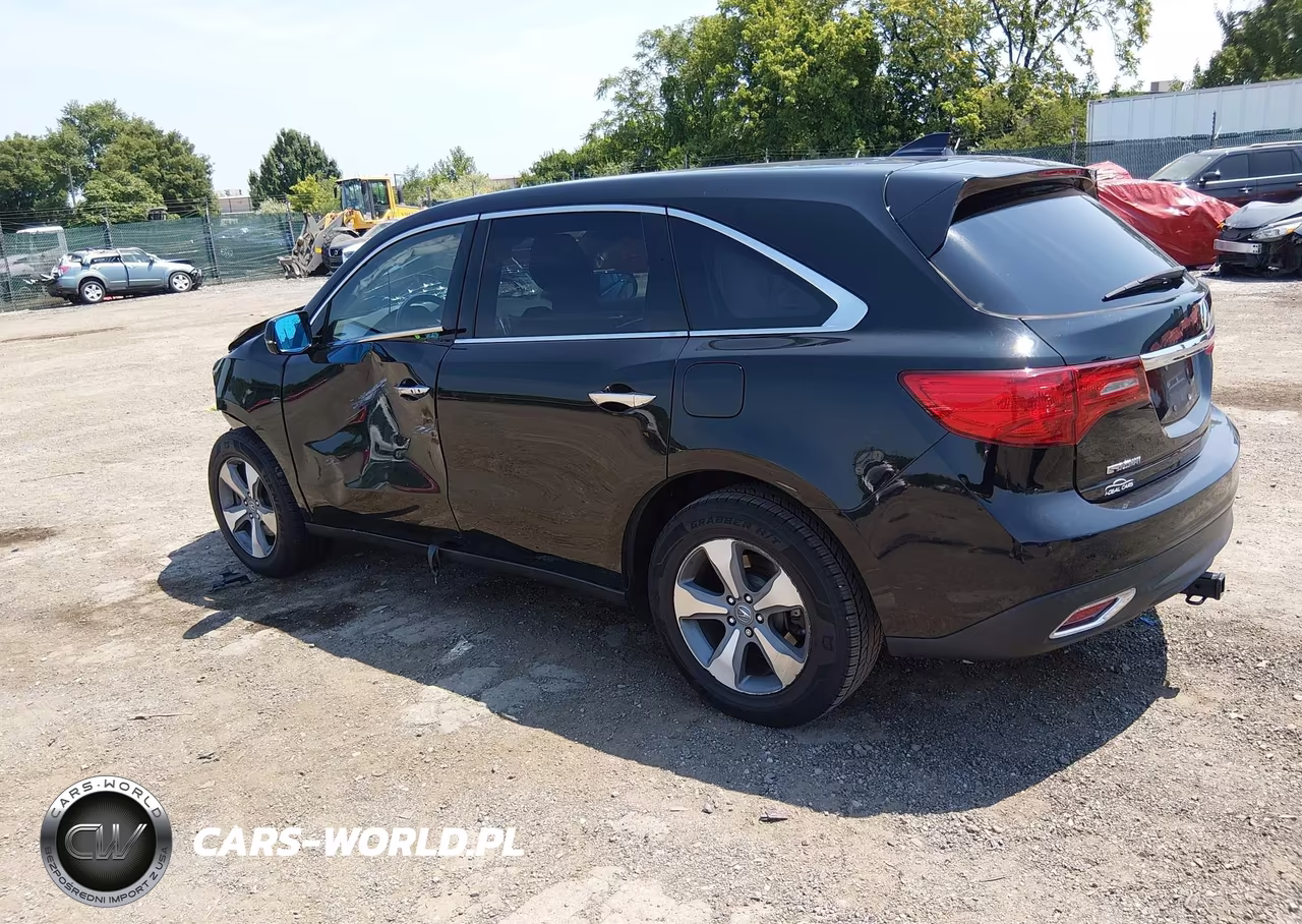 2014 Acura Mdx VIN:5FRYD4H21EB017028 - 3