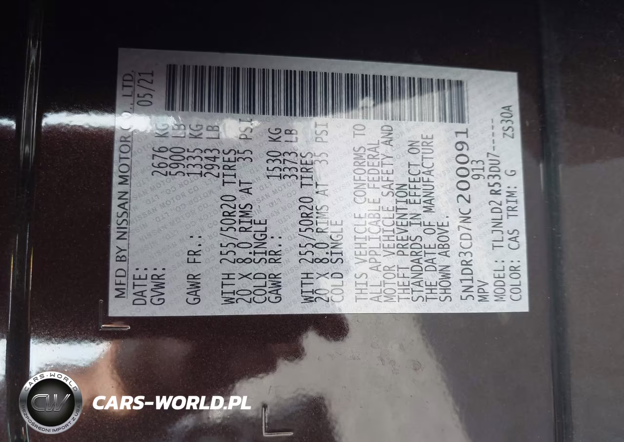 2022 Nissan Pathfinder Sl 4Wd VIN:5N1DR3CD7NC200091 - 9