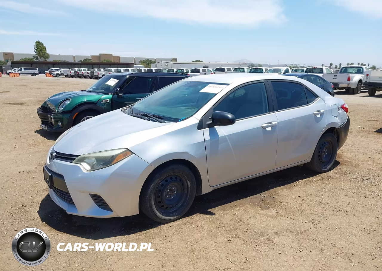 2015 Toyota Corolla Le VIN:5YFBURHE2FP365280 - 2