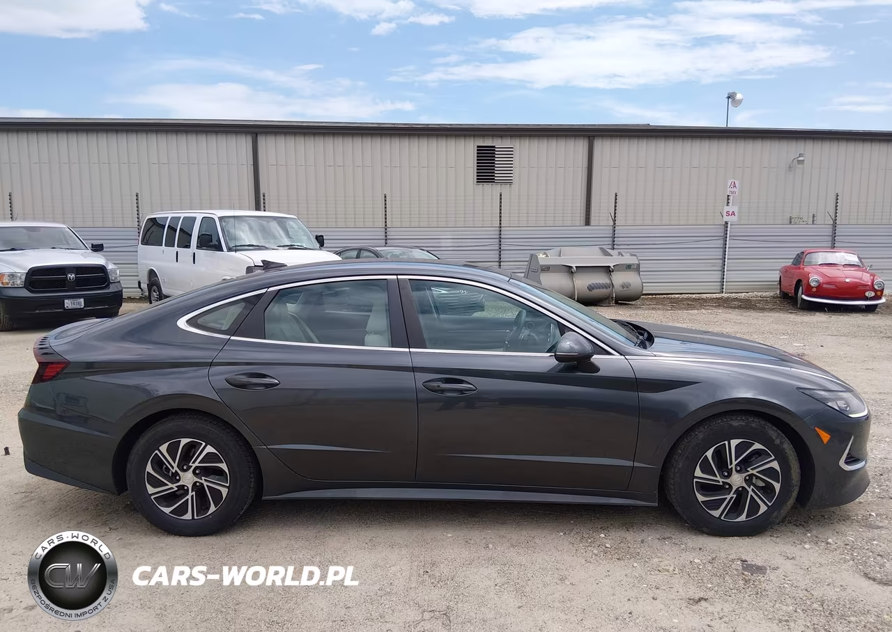 2021 Hyundai Sonata Blue VIN:KMHL24JJ2MA030571 - 16