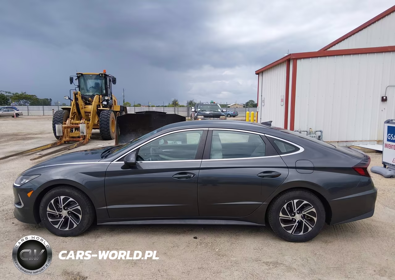 2021 Hyundai Sonata Blue VIN:KMHL24JJ2MA030571 - 17