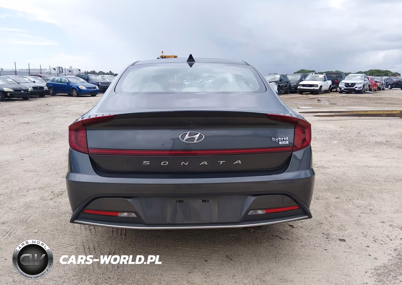 2021 Hyundai Sonata Blue VIN:KMHL24JJ2MA030571 - 19