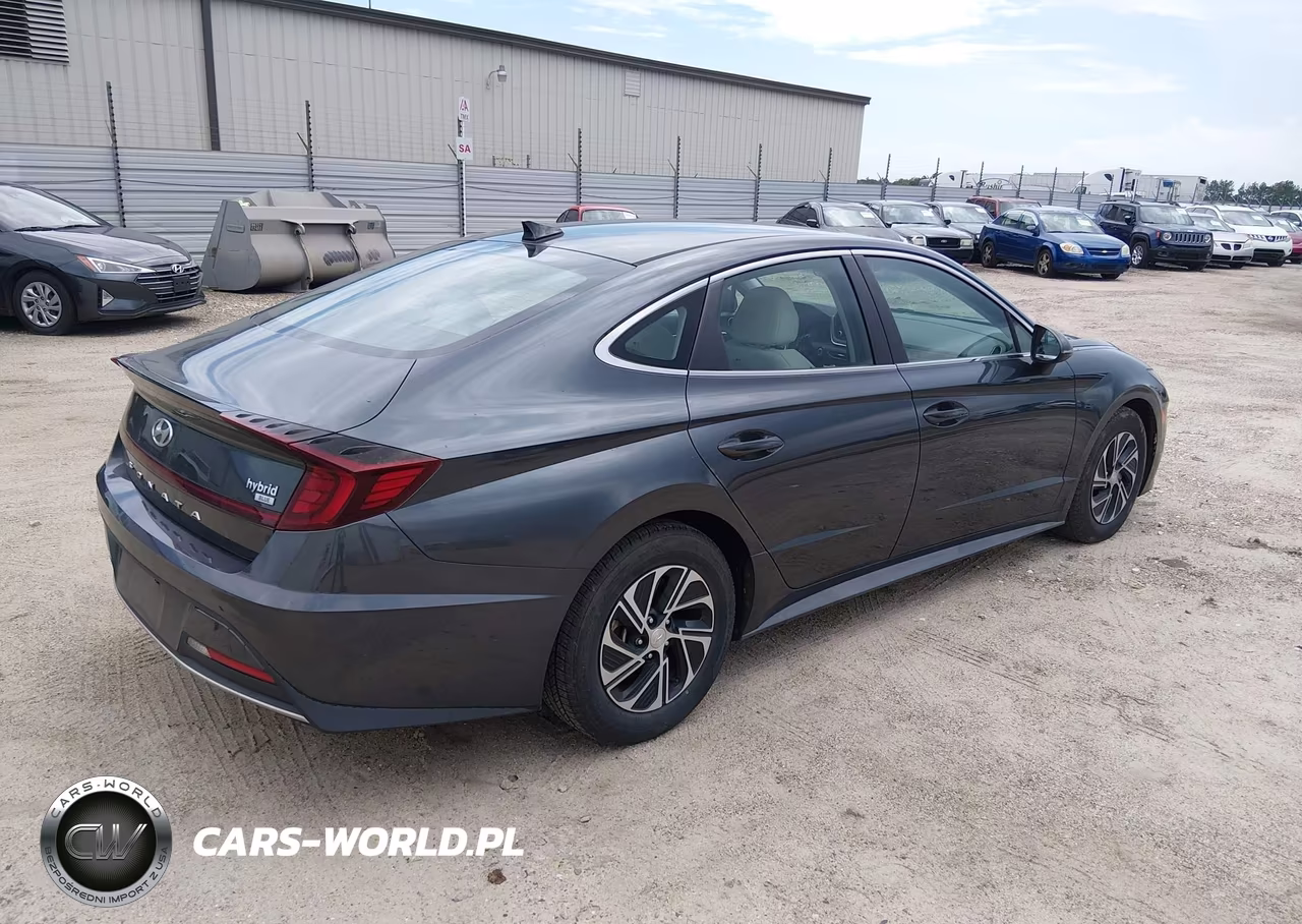 2021 Hyundai Sonata Blue VIN:KMHL24JJ2MA030571 - 4