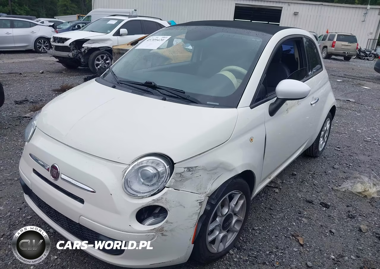 2013 Fiat 500C Pop VIN:3C3CFFDR5DT629337 - 2