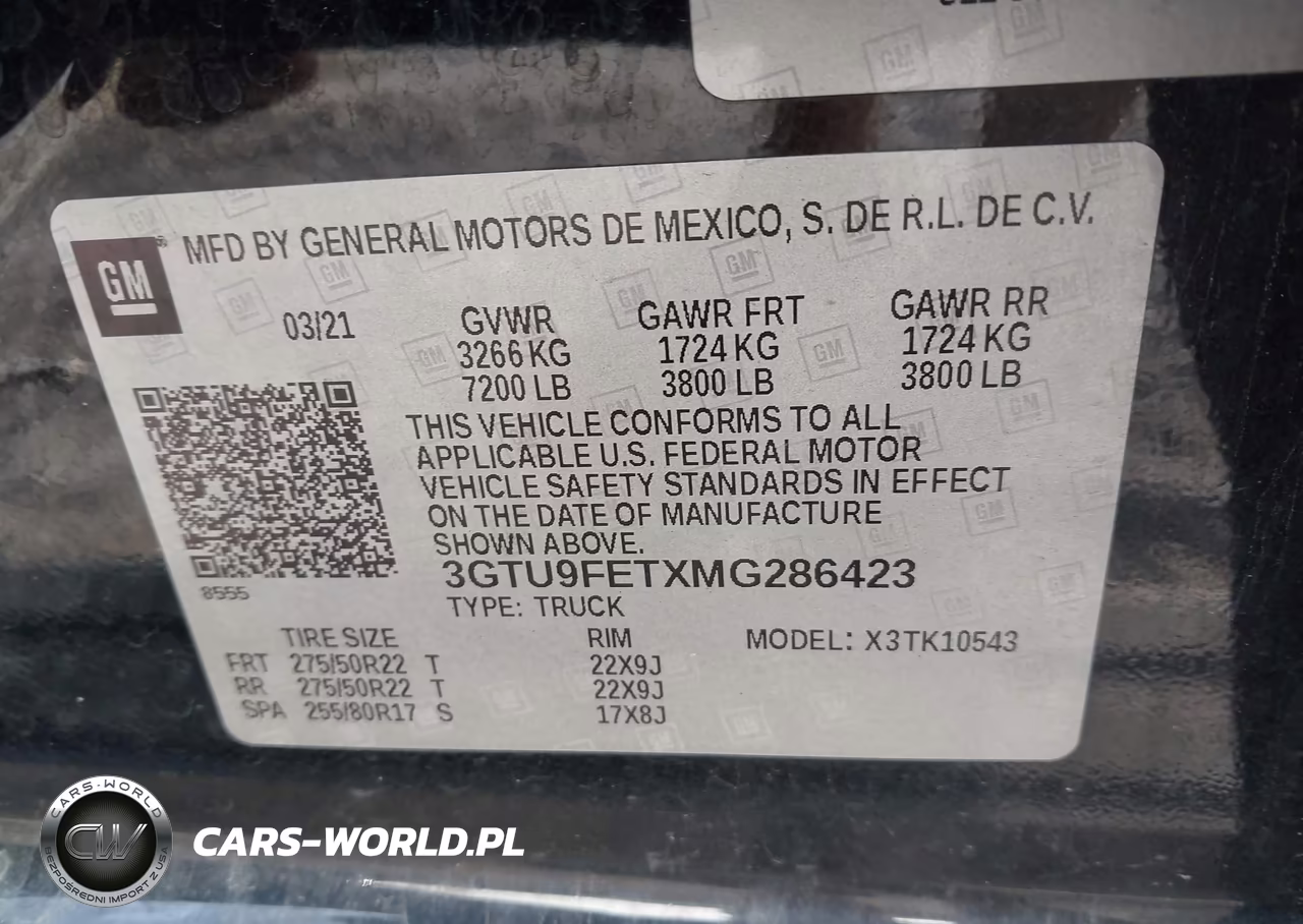 2021 GMC Sierra 1500 4Wd Short Box Denali VIN:3GTU9FETXMG286423 - 9