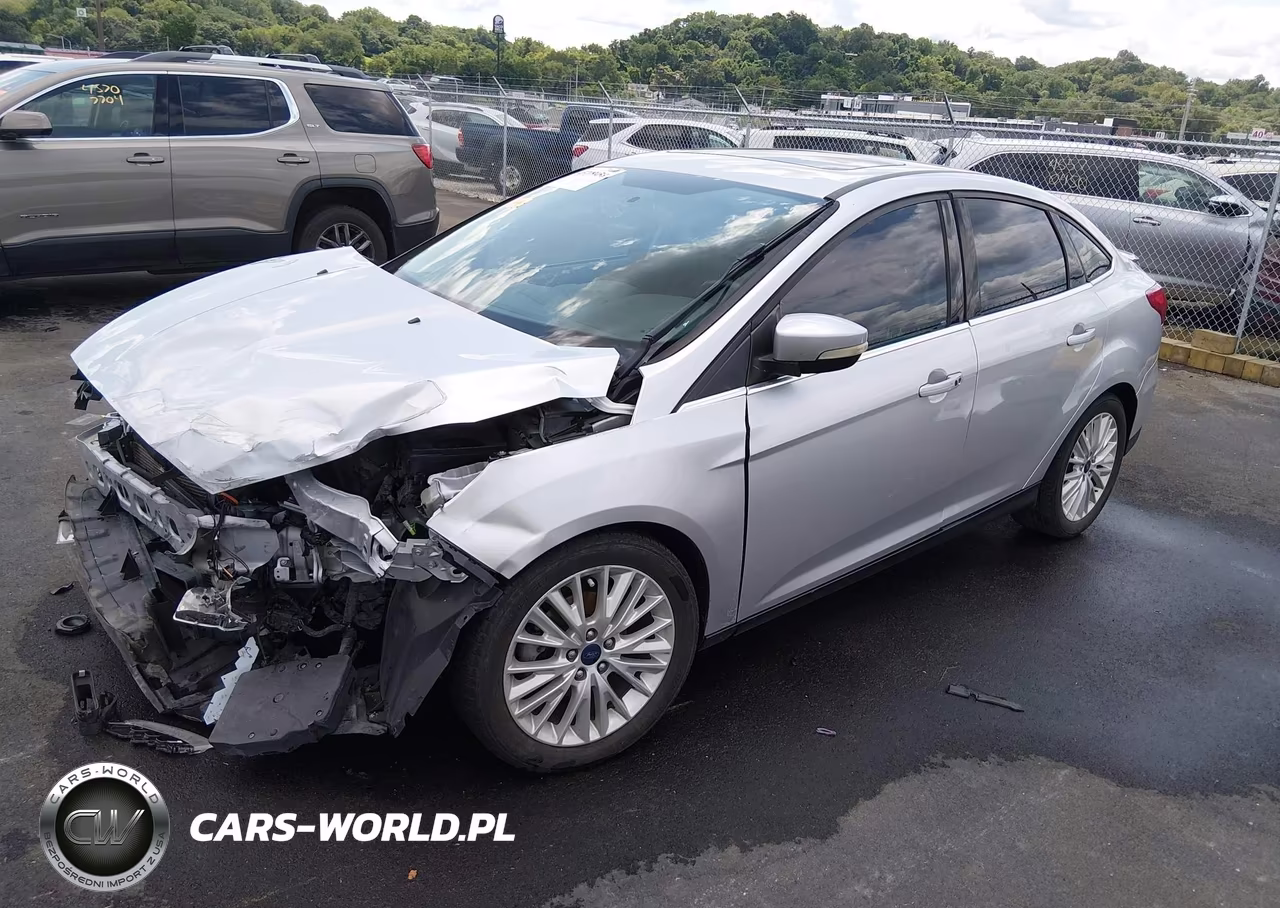 2017 FORD FOCUS TITANIUM VIN:1FADP3J23HL347739 - 2