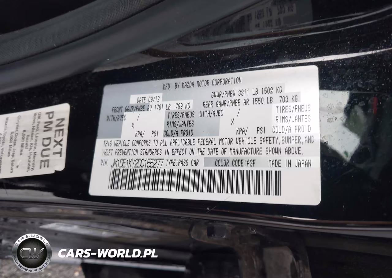2013 Mazda Mazda2 Sport VIN:JM1DE1KY2D0155277 - 9