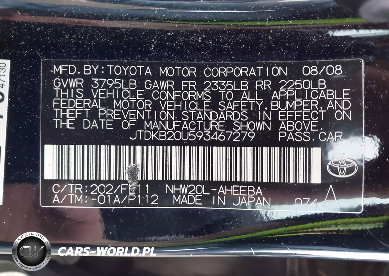 2009 Toyota Prius VIN:JTDKB20U593467279 - 9