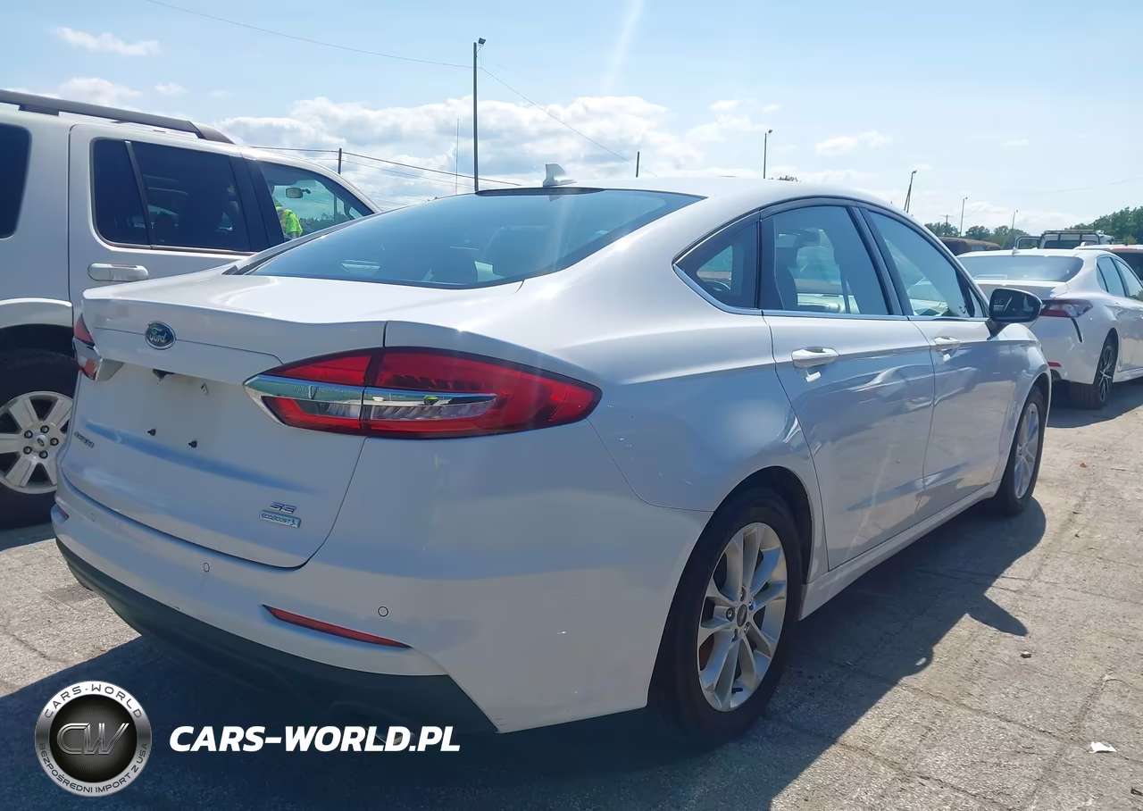 2019 Ford Fusion Se VIN:3FA6P0HD8KR248566 - 4