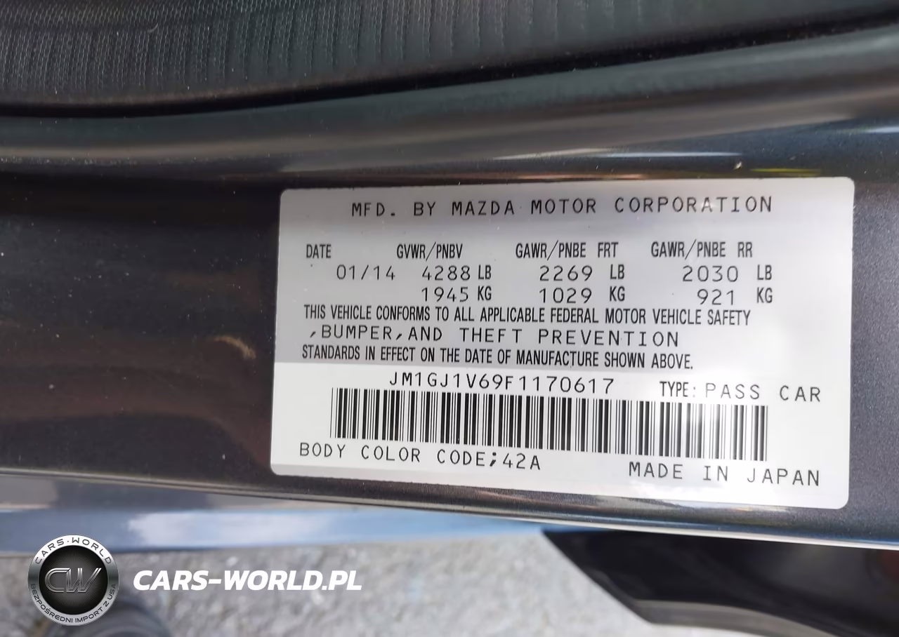 2015 Mazda Mazda6 I Touring VIN:JM1GJ1V69F1170617 - 9