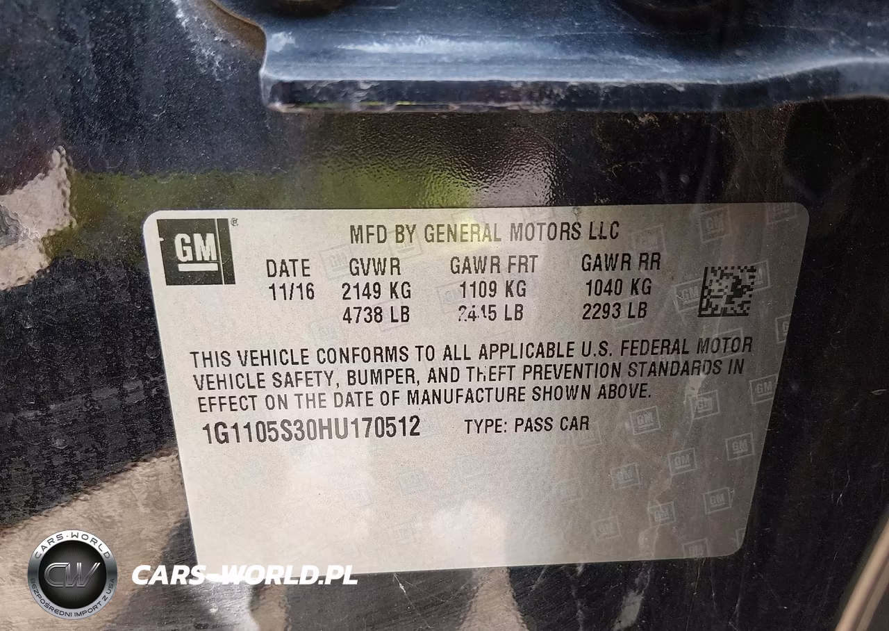 2017 Chevrolet Impala 1Lt VIN:1G1105S30HU170512 - 9