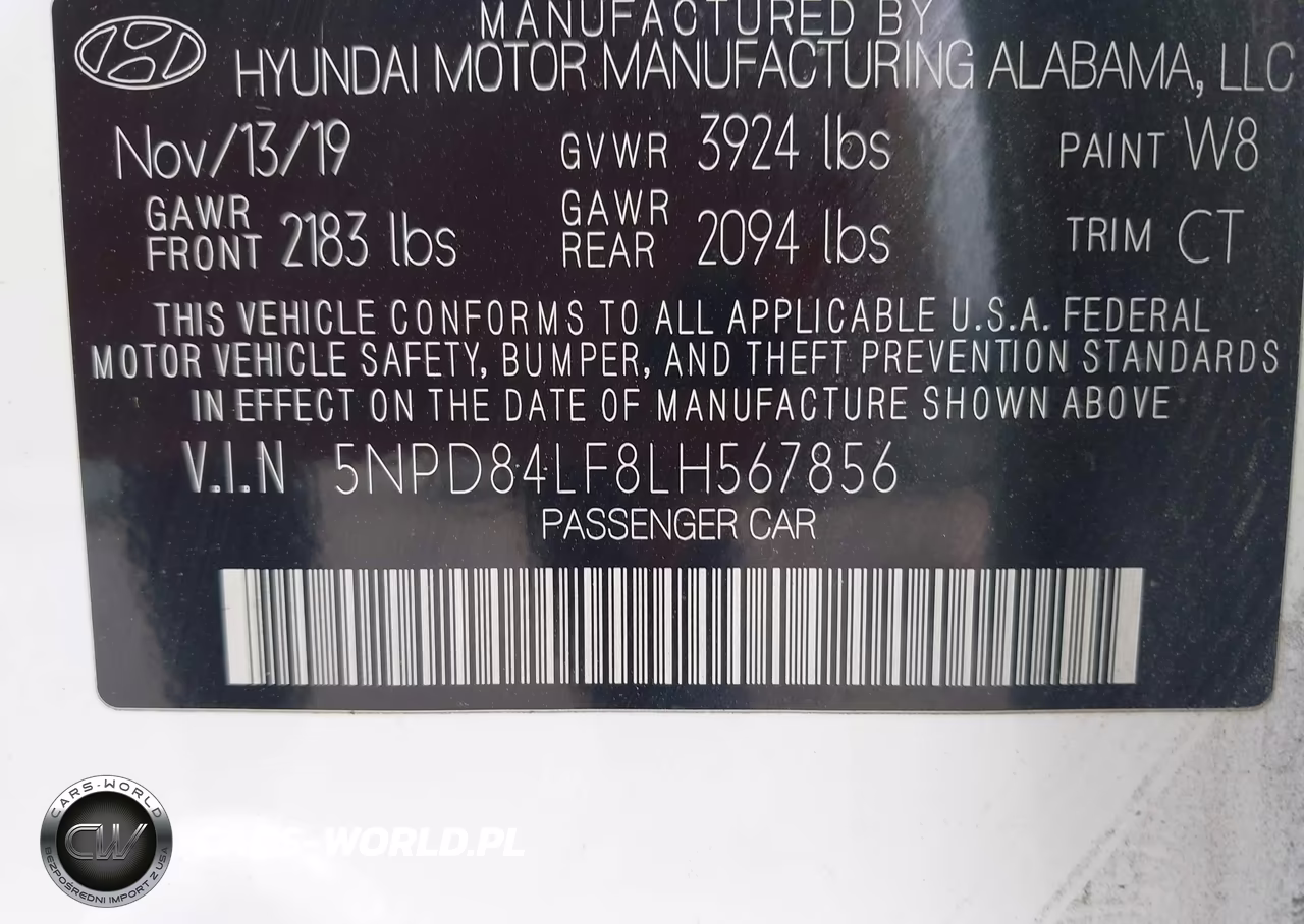2020 Hyundai Elantra Sel VIN:5NPD84LF8LH567856 - 9