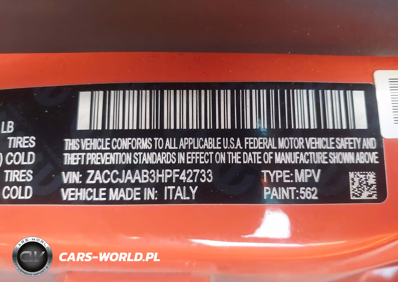 2017 Jeep Renegade Sport VIN:ZACCJAAB3HPF42733 - 9