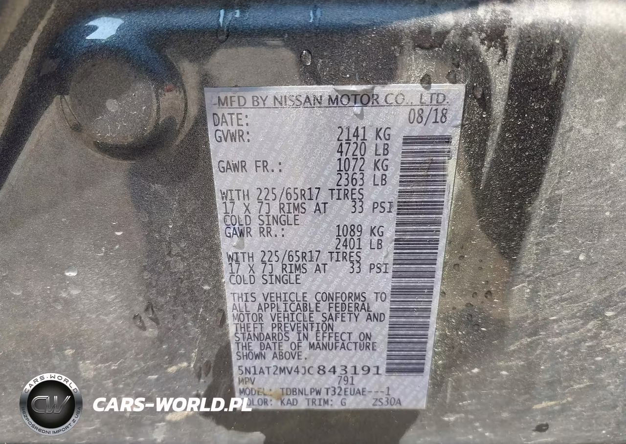 2018 Nissan Rogue S VIN:5N1AT2MV4JC843191 - 9