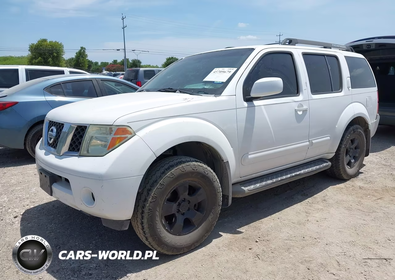 2007 Nissan Pathfinder Se VIN:5N1AR18U77C638953 - 2