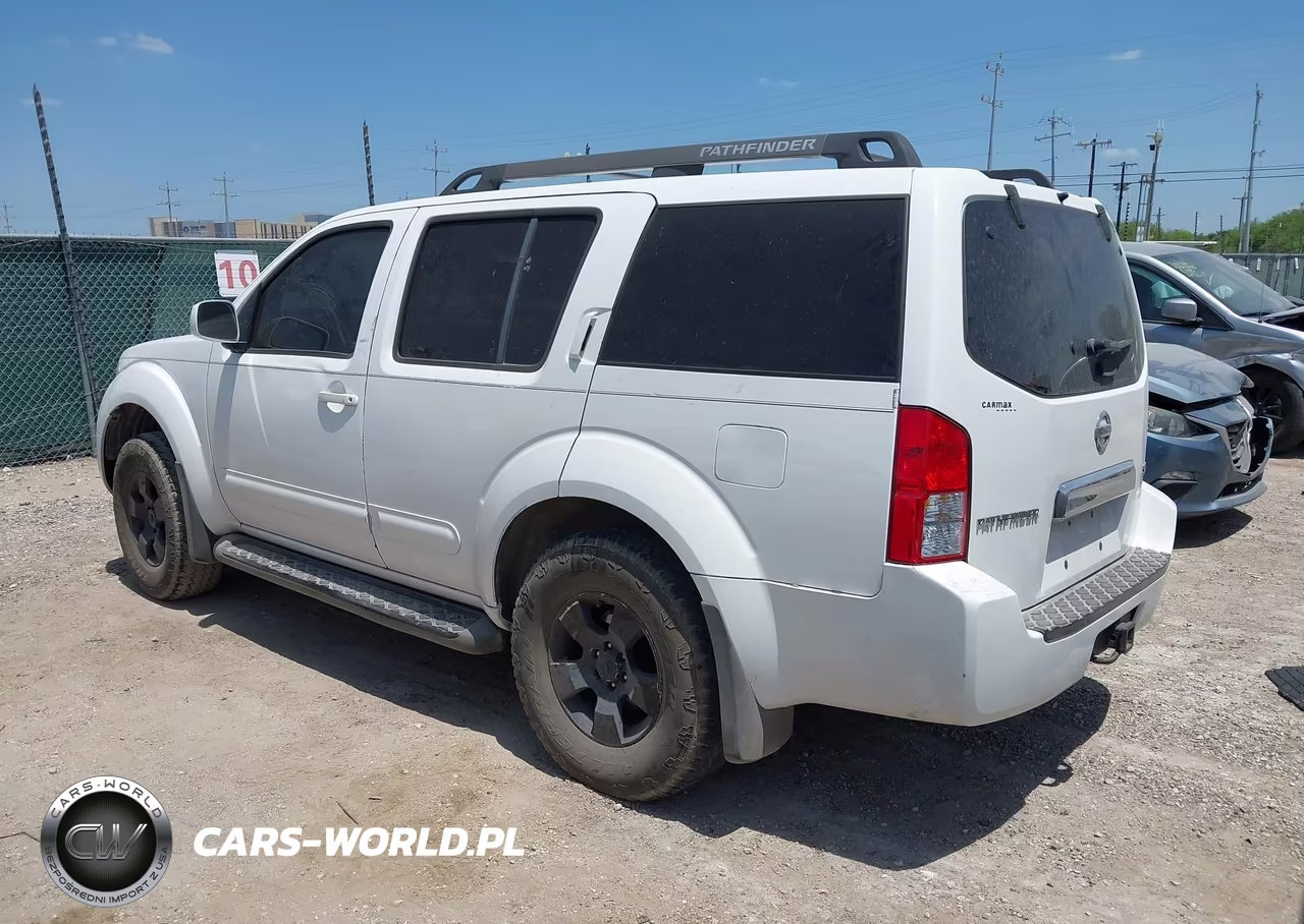 2007 Nissan Pathfinder Se VIN:5N1AR18U77C638953 - 3