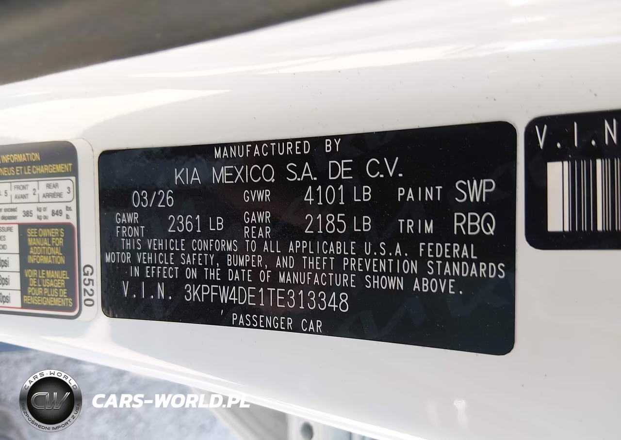 2026 Kia K4 Gt-Line VIN:3KPFW4DE1TE313348 - 9