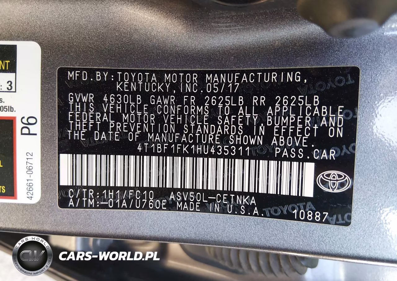 2017 Toyota Camry Le VIN:4T1BF1FK1HU435311 - 9