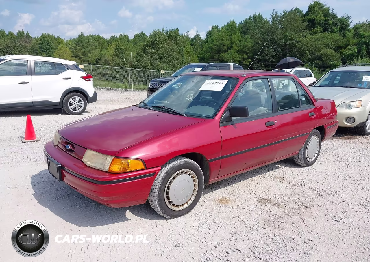 1993 Ford Escort Lx VIN:3FAPP13JXPR157040 - 2