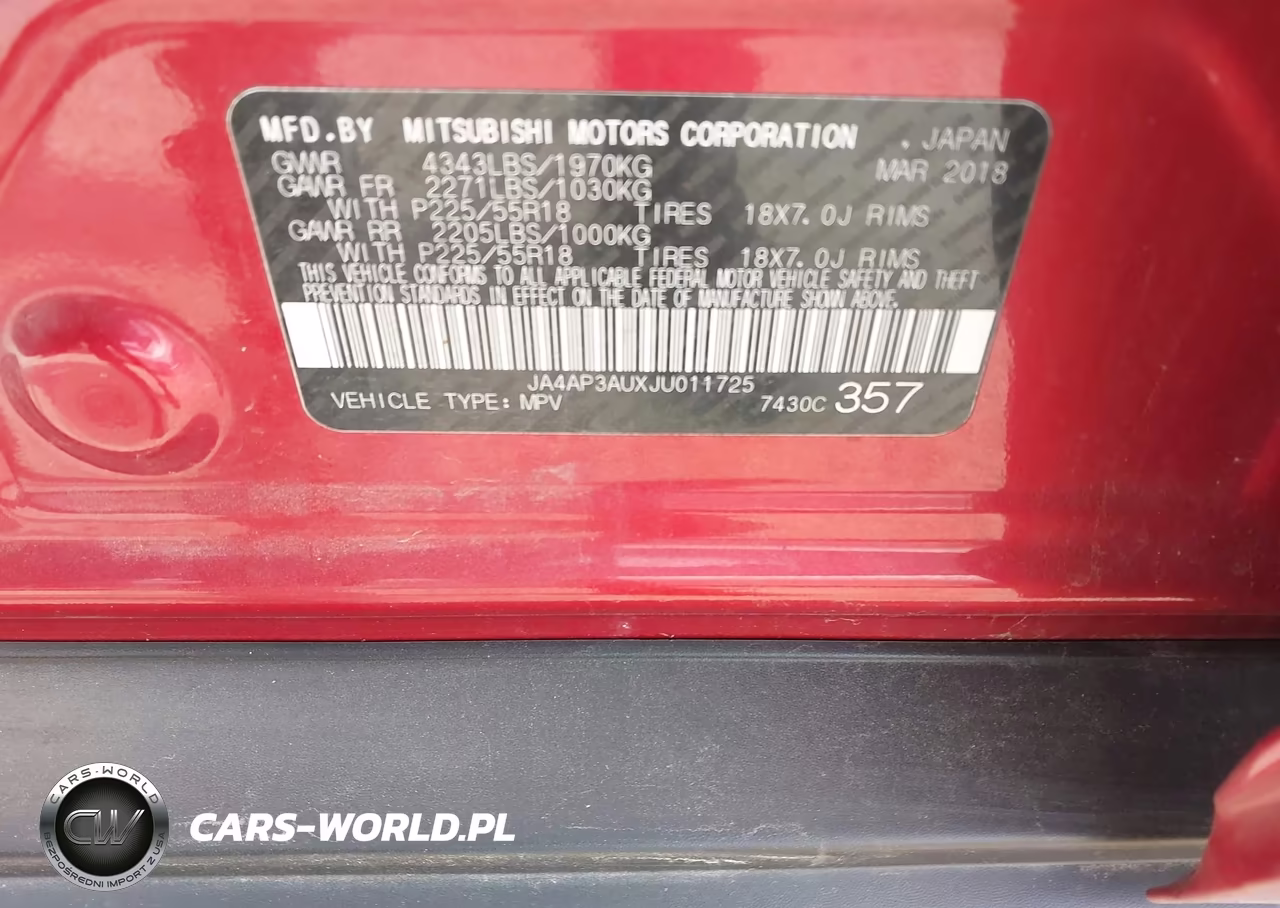 2018 Mitsubishi Outlander Sport 2.0 Le VIN:JA4AP3AUXJU011725 - 9