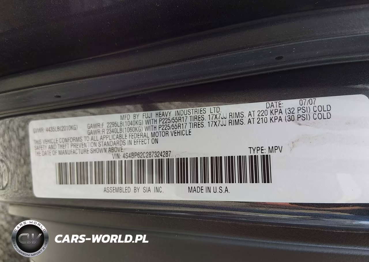 2008 Subaru Outback 2.5I Limited-2.5I Limited L.l. Bean Edition VIN:4S4BP62C287324287 - 9