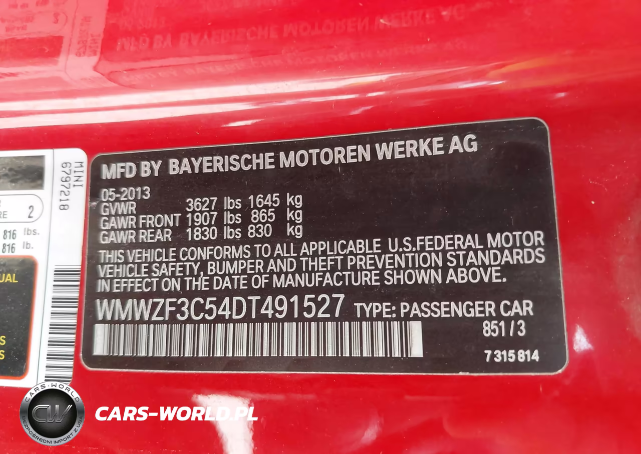 2013 Mini Clubman Cooper VIN:WMWZF3C54DT491527 - 9