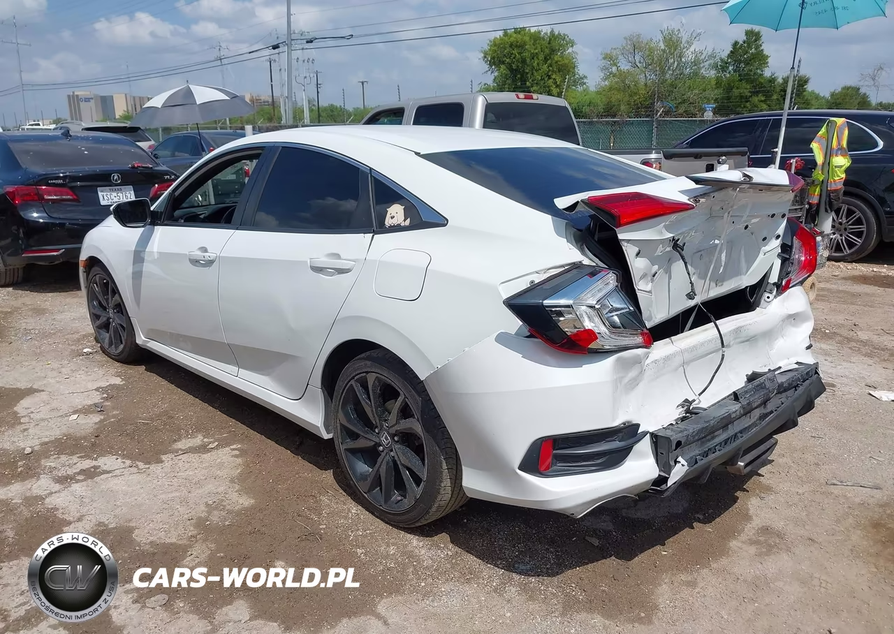 2019 Honda Civic Sport VIN:19XFC2F89KE022728 - 3