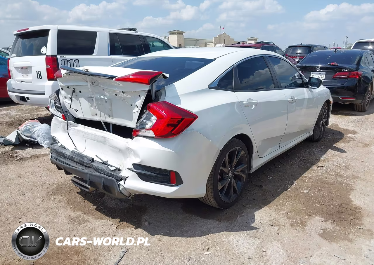 2019 Honda Civic Sport VIN:19XFC2F89KE022728 - 4